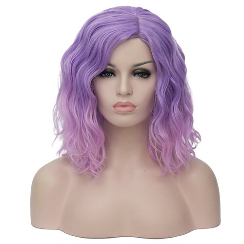 14 kvinner jenter kort krøllete bob bølgete ombre rosa parykk kroppsbølge daglig hår parykker (kun parykker)
14 kvinner jenter kort krøllete bob bølgete ombre rosa parykk kroppsbølge daglig hår parykker (kun parykker)
