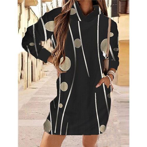 Women's Hoodie Dress Short Mini Dress Green Black Blue Red Navy Blue Light Blue Long Sleeve Floral Geometric Pocket Print Fall Spring Hooded Casual Fashion 2022 XS S M L XL XXL 3XL 4XL
Women's Hoodie Dress Short Mini Dress Green Black Blue Red Navy Blue Light Blue Long Sleeve Floral Geometric Pocket Print Fall Spring Hooded Casual Fashion 2022 XS S M L XL XXL 3XL 4XL
