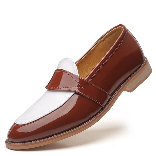 Men's Loafers & Slip-Ons Dress Shoes Business British Wedding Party & Evening PU Blue Yellow Brown Fall
Men's Loafers & Slip-Ons Dress Shoes Business British Wedding Party & Evening PU Blue Yellow Brown Fall