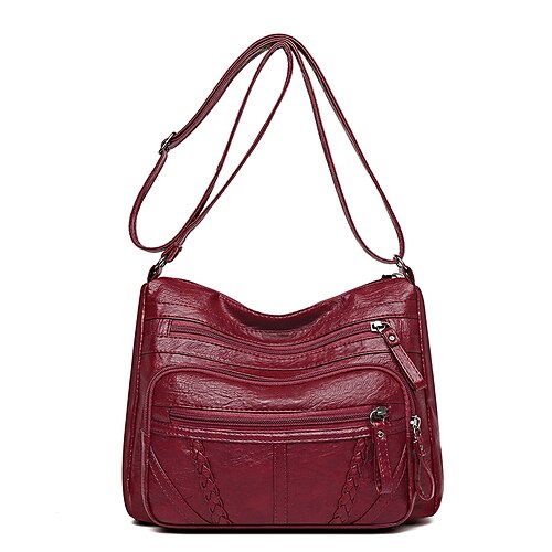 Per donna Totalizzatore Borsa a tracolla pelle sintetica Esterno Giornaliero Cerniera Tinta unica Nero Rosso Marrone
Per donna Totalizzatore Borsa a tracolla pelle sintetica Esterno Giornaliero Cerniera Tinta unica Nero Rosso Marrone