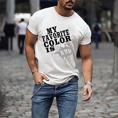 Men's Unisex T shirt Tee Hot Stamping Graphic Prints Letter Crew Neck Street Daily Print Short Sleeve Tops Designer Casual Big and Tall Sports White Navy Blue / Summer
Men's Unisex T shirt Tee Hot Stamping Graphic Prints Letter Crew Neck Street Daily Print Short Sleeve Tops Designer Casual Big and Tall Sports White Navy Blue / Summer