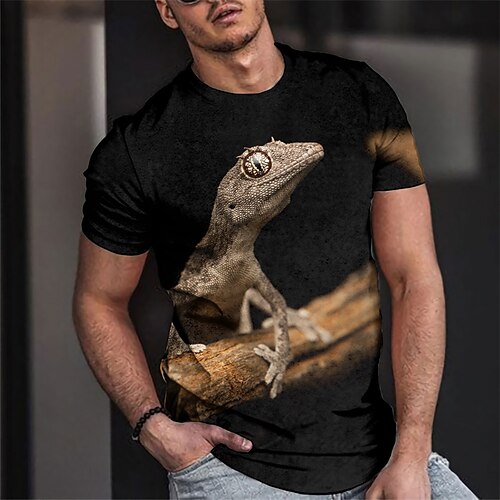 Men's Unisex T shirt Tee Animal Graphic Prints Crew Neck Black 3D Print Outdoor Street Short Sleeve Print Clothing Apparel Sports Designer Casual Big and Tall / Summer / Summer
Men's Unisex T shirt Tee Animal Graphic Prints Crew Neck Black 3D Print Outdoor Street Short Sleeve Print Clothing Apparel Sports Designer Casual Big and Tall / Summer / Summer