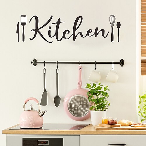 Kitchen Cartoon Wall Stickers Dining Room / Living Room Removable / Pre-pasted PVC Home Decoration Wall Decal 1pc
Kitchen Cartoon Wall Stickers Dining Room / Living Room Removable / Pre-pasted PVC Home Decoration Wall Decal 1pc