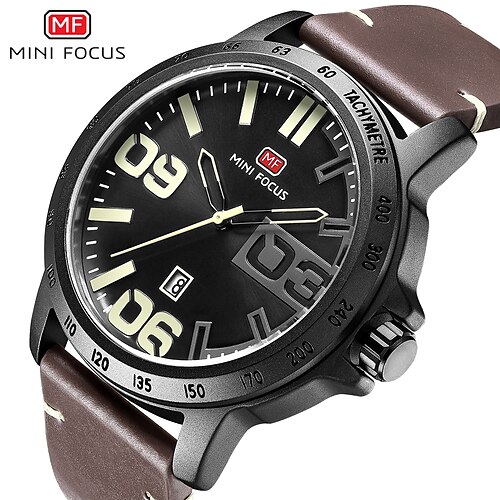 MINI FOCUS Quartz Watch for Men Analog Quartz Stylish Stylish Waterproof Calendar Alloy PU Leather Fashion
MINI FOCUS Quartz Watch for Men Analog Quartz Stylish Stylish Waterproof Calendar Alloy PU Leather Fashion