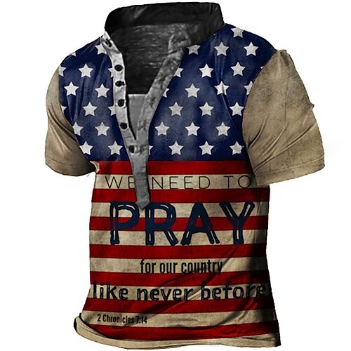 Homens Camiseta Camisa Henley Camisetas Gráfico Bandeiras Colarinho Chinês Azul Impressão 3D Tamanho Grande Ao ar livre Diário Botão para baixo Imprimir Roupa Básico Designer Casual Grande e Alto
Homens Camiseta Camisa Henley Camisetas Gráfico Bandeiras Colarinho Chinês Azul Impressão 3D Tamanho Grande Ao ar livre Diário Botão para baixo Imprimir Roupa Básico Designer Casual Grande e Alto