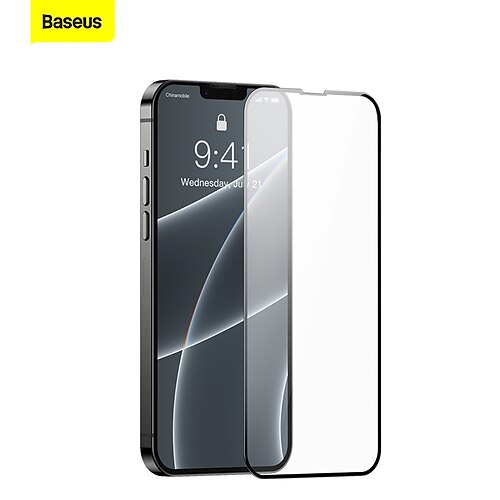 Baseus 0.3mm Full-screen and Full-glass Tempered Glass Film For iP 6.1/6.1 Pro inch 2021(2pcs/packPasting Artifact) Black
Baseus 0.3mm Full-screen and Full-glass Tempered Glass Film For iP 6.1/6.1 Pro inch 2021(2pcs/packPasting Artifact) Black