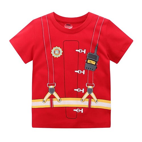 Børn Drenge T-shirt Tegneserie udendørs Kortærmet Aktiv Bomuld 3-8 år Forår Gul Vin Kamel
Børn Drenge T-shirt Tegneserie udendørs Kortærmet Aktiv Bomuld 3-8 år Forår Gul Vin Kamel