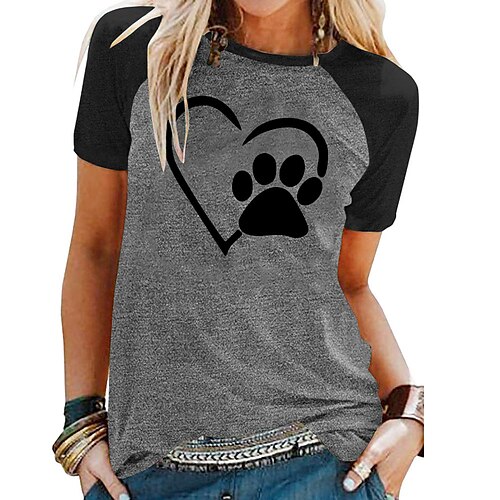 Women's T shirt Dress Green Blue Light gray Graphic Heart Print Short Sleeve Casual Daily Basic Round Neck Regular S
Women's T shirt Dress Green Blue Light gray Graphic Heart Print Short Sleeve Casual Daily Basic Round Neck Regular S