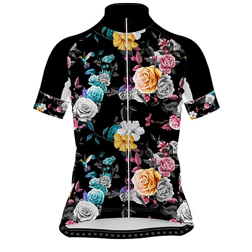21Grams Women's Short Sleeve Cycling Jersey Bike Jersey Top with 3 Rear Pockets Mountain Bike MTB Road Bike Cycling Breathable Quick Dry Moisture Wicking Black Spandex Polyester Sports Clothing
21Grams Women's Short Sleeve Cycling Jersey Bike Jersey Top with 3 Rear Pockets Mountain Bike MTB Road Bike Cycling Breathable Quick Dry Moisture Wicking Black Spandex Polyester Sports Clothing