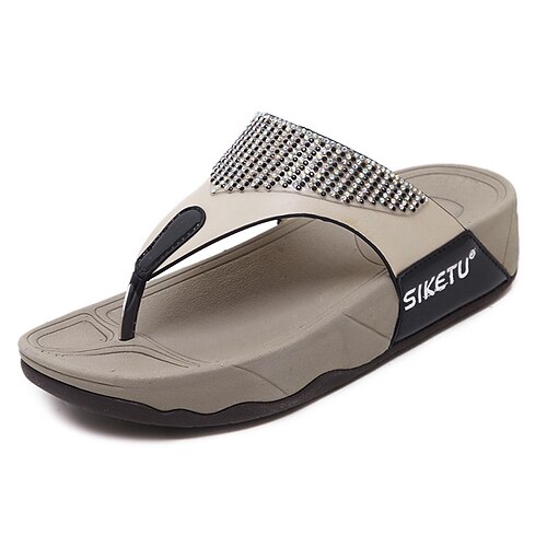 Women's Sandals Comfort Shoes Rhinestone Wedge Heel Round Toe Open Toe Elegant Casual Daily Office Walking Shoes PU Leather Loafer Spring Summer Solid Colored Black Gold
Women's Sandals Comfort Shoes Rhinestone Wedge Heel Round Toe Open Toe Elegant Casual Daily Office Walking Shoes PU Leather Loafer Spring Summer Solid Colored Black Gold