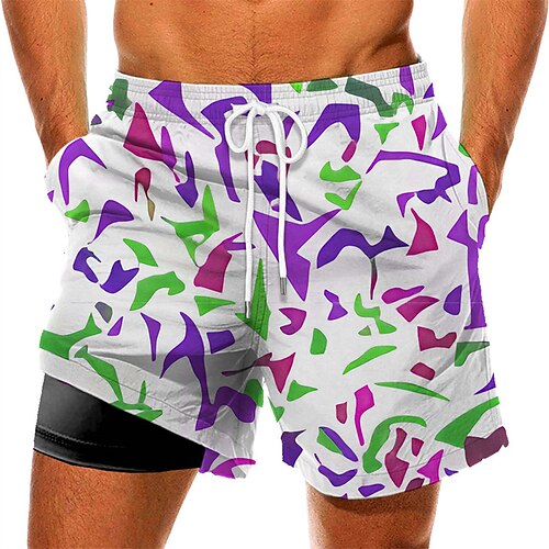 Men's Swim Trunks Swim Shorts Quick Dry Board Shorts Bathing Suit with Pockets Compression Liner Drawstring Swimming Surfing Beach Water Sports Printed Summer
Men's Swim Trunks Swim Shorts Quick Dry Board Shorts Bathing Suit with Pockets Compression Liner Drawstring Swimming Surfing Beach Water Sports Printed Summer