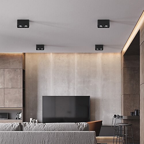 19,5 cm geometriske former spotlight led taklys aluminium gang inngangslys 220-240v
19,5 cm geometriske former spotlight led taklys aluminium gang inngangslys 220-240v