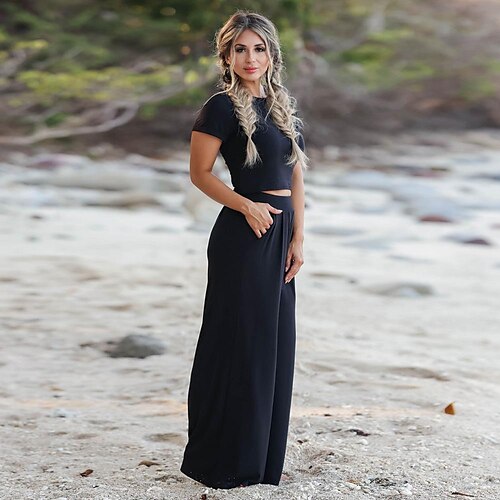 fashion casual suit 2022 spring and summer new short-sleeved t-shirt trousers two-piece suit foreign trade plus size women's clothing
fashion casual suit 2022 spring and summer new short-sleeved t-shirt trousers two-piece suit foreign trade plus size women's clothing