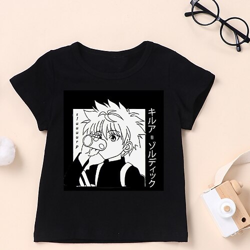 Kids Boys T shirt Anime Outdoor 3D Print Short Sleeve Crewneck Active 3-12 Years Spring Black
Kids Boys T shirt Anime Outdoor 3D Print Short Sleeve Crewneck Active 3-12 Years Spring Black