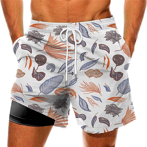 Men's Swim Trunks Swim Shorts Quick Dry Board Shorts Bathing Suit Compression Liner with Pockets Drawstring Swimming Surfing Beach Water Sports Floral Printed Spring Summer
Men's Swim Trunks Swim Shorts Quick Dry Board Shorts Bathing Suit Compression Liner with Pockets Drawstring Swimming Surfing Beach Water Sports Floral Printed Spring Summer