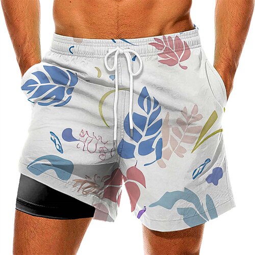 Men's Swim Trunks Swim Shorts Quick Dry Board Shorts Bathing Suit with Pockets Compression Liner Drawstring Swimming Surfing Beach Water Sports Floral Summer
Men's Swim Trunks Swim Shorts Quick Dry Board Shorts Bathing Suit with Pockets Compression Liner Drawstring Swimming Surfing Beach Water Sports Floral Summer