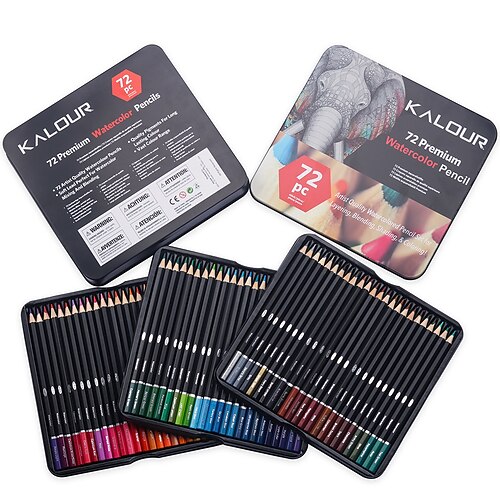 Colored Pencils Woodcase Lead Pencils Drawing Pencils HB 0.3mm Tin Box Water Colors Professional Numbered 72 Colors Set Plastic Wood Metal Pencils 72 for Adult Artists
Colored Pencils Woodcase Lead Pencils Drawing Pencils HB 0.3mm Tin Box Water Colors Professional Numbered 72 Colors Set Plastic Wood Metal Pencils 72 for Adult Artists