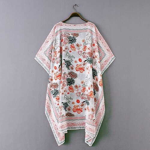 Haussements d'épaules Femme Rouge Floral Imprimer manche longue Vacances Plage Vêtement de rue Décontractées Col V Longue Ample Fleur S
Haussements d'épaules Femme Rouge Floral Imprimer manche longue Vacances Plage Vêtement de rue Décontractées Col V Longue Ample Fleur S