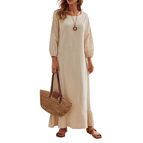 vestido casual feminino vestido de linho vestido longo maxi vestido bege manga longa patchwork de cor pura inverno outono outono vestido de inverno gola redonda vestido de outono vestido solto de
vestido casual feminino vestido de linho vestido longo maxi vestido bege manga longa patchwork de cor pura inverno outono outono vestido de inverno gola redonda vestido de outono vestido solto de