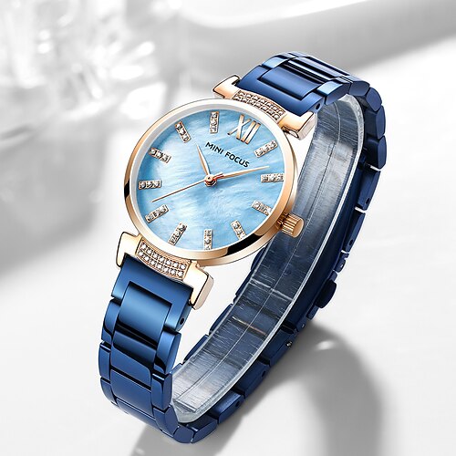 MINI FOCUS Quartz Watch for Women Analog Quartz Stylish Fashion Waterproof Stainless Steel Alloy Fashion
MINI FOCUS Quartz Watch for Women Analog Quartz Stylish Fashion Waterproof Stainless Steel Alloy Fashion