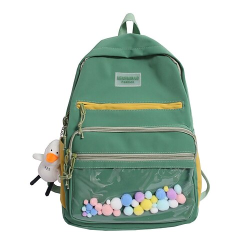 School Backpack Bookbag Solid Color for Student Boys Girls Water Resistant Wear-Resistant Breathable Nylon PVC School Bag Back Pack Satchel 20.55 inch
School Backpack Bookbag Solid Color for Student Boys Girls Water Resistant Wear-Resistant Breathable Nylon PVC School Bag Back Pack Satchel 20.55 inch