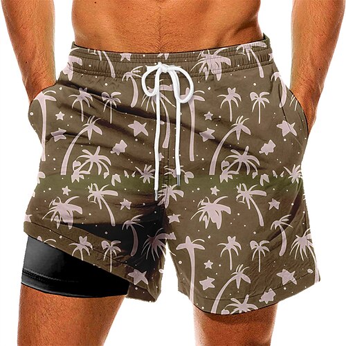 Men's Swim Trunks Swim Shorts Quick Dry Board Shorts Bathing Suit with Pockets Compression Liner Drawstring Swimming Surfing Beach Water Sports Floral Summer / Stretchy
Men's Swim Trunks Swim Shorts Quick Dry Board Shorts Bathing Suit with Pockets Compression Liner Drawstring Swimming Surfing Beach Water Sports Floral Summer / Stretchy