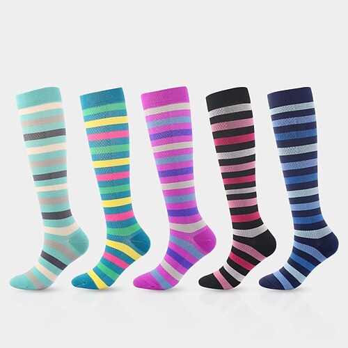 Men's Women's Knee High Socks Training Outdoor Athleisure Stripes Polyester / Cotton Athletic Socks 1 Pair
Men's Women's Knee High Socks Training Outdoor Athleisure Stripes Polyester / Cotton Athletic Socks 1 Pair