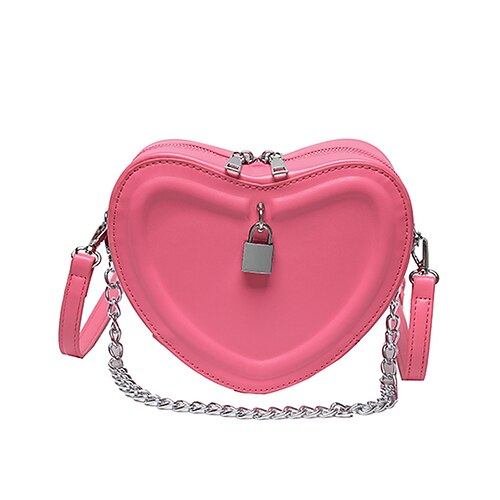 Women's Sling Bags Crossbody Bag Shoulder Bag PU Leather Buttons Chain Solid Color Daily Outdoor Green Black Pink Red
Women's Sling Bags Crossbody Bag Shoulder Bag PU Leather Buttons Chain Solid Color Daily Outdoor Green Black Pink Red