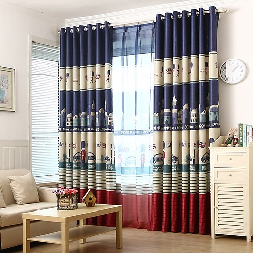 Two Panel Children's Room Cartoon Style Printing Blackout Curtains Living Room Bedroom Dining Room Children's Room Insulation Curtains
Two Panel Children's Room Cartoon Style Printing Blackout Curtains Living Room Bedroom Dining Room Children's Room Insulation Curtains
