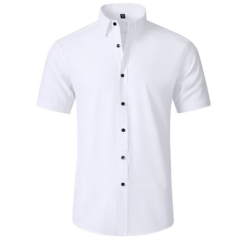 Men's Shirt Solid Color Turndown Party Daily Button-Down Short Sleeve Tops Casual Fashion Comfortable White Black Dark Green
Men's Shirt Solid Color Turndown Party Daily Button-Down Short Sleeve Tops Casual Fashion Comfortable White Black Dark Green