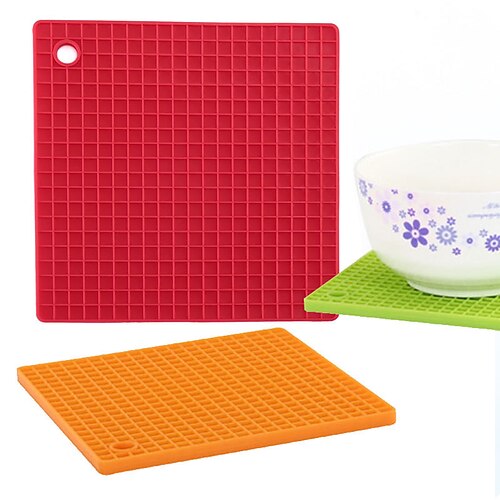 Spot Square Silicone Placemat Thickened Morandi Color Table Mat Insulated Dish Mat
Spot Square Silicone Placemat Thickened Morandi Color Table Mat Insulated Dish Mat