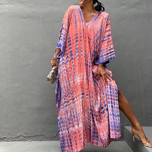 robe longue Femme Robe Droite Manches 3/4 Hiver Automne Fendu Tie Dye Col V Coton Ample 2022 Vert Violet Rose Claire Rouge Bleu clair Taille unique
robe longue Femme Robe Droite Manches 3/4 Hiver Automne Fendu Tie Dye Col V Coton Ample 2022 Vert Violet Rose Claire Rouge Bleu clair Taille unique