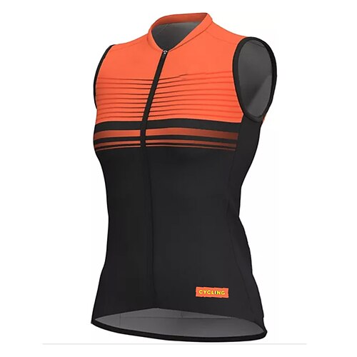 21Grams Women's Cycling Vest Sleeveless Green Orange Blue Stripes Bike Breathable Quick Dry Reflective Strips Back Pocket Polyester Spandex Sports Stripes Clothing Apparel
21Grams Women's Cycling Vest Sleeveless Green Orange Blue Stripes Bike Breathable Quick Dry Reflective Strips Back Pocket Polyester Spandex Sports Stripes Clothing Apparel
