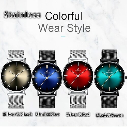 Quartz Watch for Men Analog Quartz Basic Modern Style Casual Waterproof Alloy Stainless Steel Friends Birthday / One Year
Quartz Watch for Men Analog Quartz Basic Modern Style Casual Waterproof Alloy Stainless Steel Friends Birthday / One Year