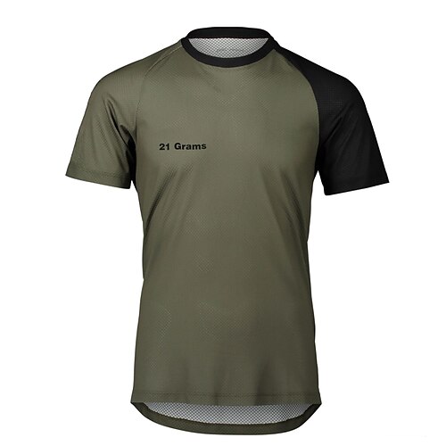 21Grams Men's Downhill Jersey Short Sleeve Army Green Patchwork Bike Breathable Quick Dry Polyester Spandex Sports Patchwork Clothing Apparel / Stretchy
21Grams Men's Downhill Jersey Short Sleeve Army Green Patchwork Bike Breathable Quick Dry Polyester Spandex Sports Patchwork Clothing Apparel / Stretchy