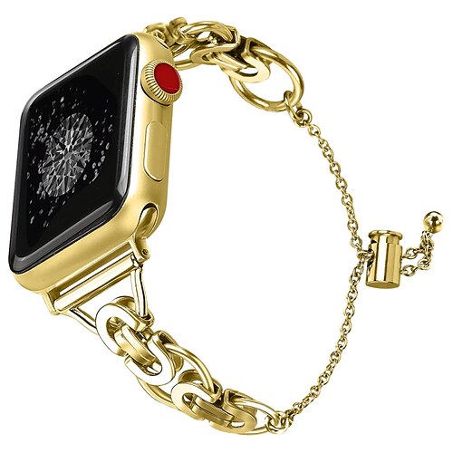 1pc Smart Watch Band Compatible with Apple iWatch 38/40/41mm 42/44/45mm Stainless Steel Adjustable Rugged Solo Loop Metal Band for iWatch Smartwatch Strap Wristband for Series 7 / SE / 6/5/4/3/2/1
1pc Smart Watch Band Compatible with Apple iWatch 38/40/41mm 42/44/45mm Stainless Steel Adjustable Rugged Solo Loop Metal Band for iWatch Smartwatch Strap Wristband for Series 7 / SE / 6/5/4/3/2/1