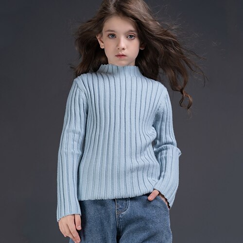 Kids Girls' Sweater Solid Color School Long Sleeve Crewneck Active 3-13 Years Fall Purple Pink Pale Pink
Kids Girls' Sweater Solid Color School Long Sleeve Crewneck Active 3-13 Years Fall Purple Pink Pale Pink