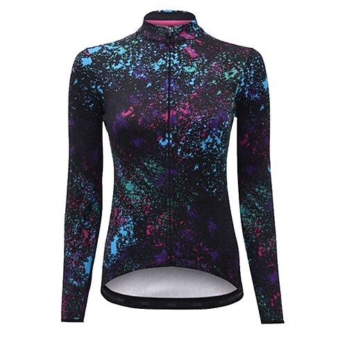 21Grams Women's Long Sleeve Cycling Jersey Bike Top with 3 Rear Pockets Mountain Bike MTB Road Bike Cycling Breathable Quick Dry Moisture Wicking Black Graphic Patterned Spandex Polyester Sports
21Grams Women's Long Sleeve Cycling Jersey Bike Top with 3 Rear Pockets Mountain Bike MTB Road Bike Cycling Breathable Quick Dry Moisture Wicking Black Graphic Patterned Spandex Polyester Sports