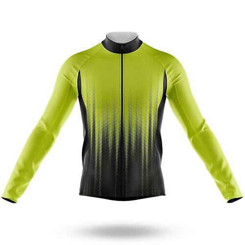 21Grams Men's Cycling Jersey Long Sleeve Bike Top with 3 Rear Pockets Mountain Bike MTB Road Bike Cycling Breathable Quick Dry Moisture Wicking Reflective Strips Green Polka Dot Gradient Polyester
21Grams Men's Cycling Jersey Long Sleeve Bike Top with 3 Rear Pockets Mountain Bike MTB Road Bike Cycling Breathable Quick Dry Moisture Wicking Reflective Strips Green Polka Dot Gradient Polyester