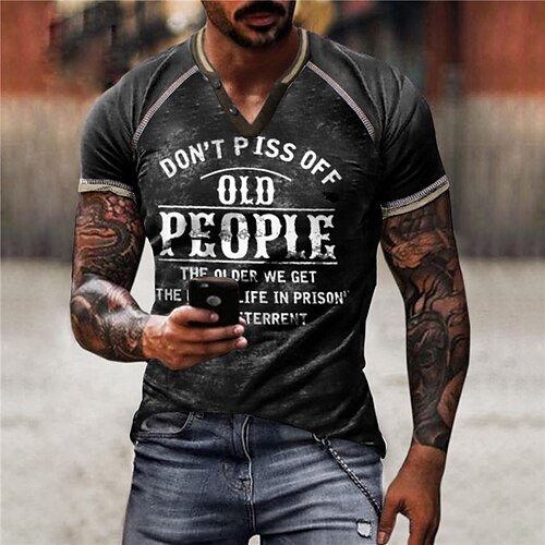 Homme Unisexe T shirt Tee Bloc de couleur Lettre Imprimés Photos Col V Rouge Noir 3D effet Extérieur Plein Air Manches Courtes Bouton bas Imprimer Vêtement Tenue Sportif Mode Design Casual / Eté
Homme Unisexe T shirt Tee Bloc de couleur Lettre Imprimés Photos Col V Rouge Noir 3D effet Extérieur Plein Air Manches Courtes Bouton bas Imprimer Vêtement Tenue Sportif Mode Design Casual / Eté