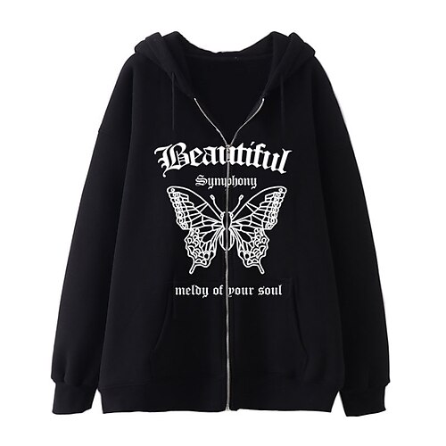 Inspired by punk Butterfly Anime Cartoon 100% Polyester Anime Harajuku Graphic Kawaii Outerwear For Men's / Women's / Couple's
Inspired by punk Butterfly Anime Cartoon 100% Polyester Anime Harajuku Graphic Kawaii Outerwear For Men's / Women's / Couple's