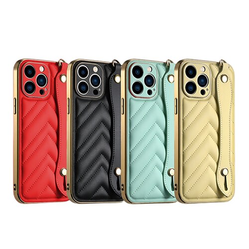 Phone Case For Apple Back Cover iPhone 13 Pro Max iPhone 13 iPhone 13 Pro Portable with Wrist Strap Shockproof Lines / Waves Solid Colored Geometric Pattern TPU Plastic PU Leather
Phone Case For Apple Back Cover iPhone 13 Pro Max iPhone 13 iPhone 13 Pro Portable with Wrist Strap Shockproof Lines / Waves Solid Colored Geometric Pattern TPU Plastic PU Leather