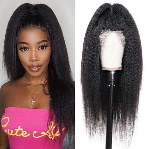 26 Inch Yaki Straight Lace Front Human Hair Wigs For Woman HD13x6 Lace Frontal Wig Middle Part Free Part Brazilian Transparent Closure Wig
26 Inch Yaki Straight Lace Front Human Hair Wigs For Woman HD13x6 Lace Frontal Wig Middle Part Free Part Brazilian Transparent Closure Wig