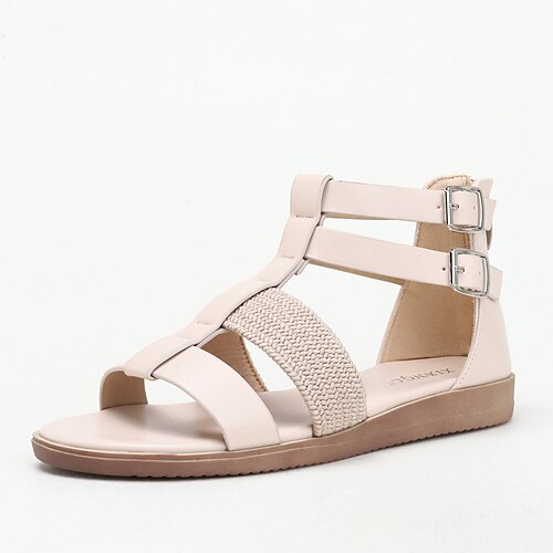 Women's Sandals Gladiator Sandals Roman Sandals Buckle Flat Heel Round Toe Open Toe Elegant Casual Daily Office Faux Leather Buckle Spring Summer Solid Colored Dark Brown Black Beige
Women's Sandals Gladiator Sandals Roman Sandals Buckle Flat Heel Round Toe Open Toe Elegant Casual Daily Office Faux Leather Buckle Spring Summer Solid Colored Dark Brown Black Beige