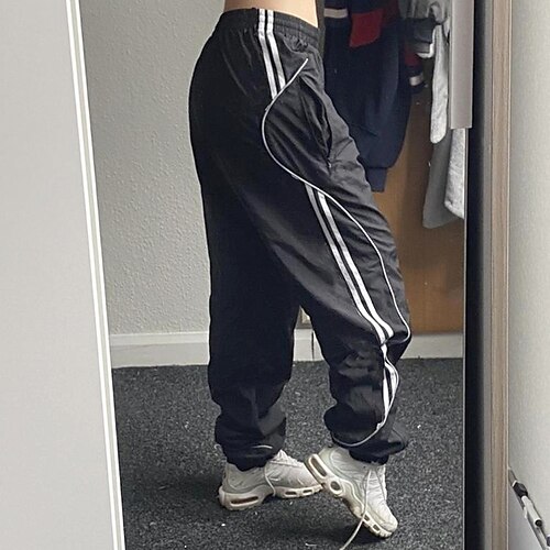 Women's Casual / Sporty Athleisure Jogger Sweatpants Side Stripe Side Pockets Elastic Waist Full Length Pants Casual Weekend Micro-elastic Stripe Comfort Mid Waist Black S M L
Women's Casual / Sporty Athleisure Jogger Sweatpants Side Stripe Side Pockets Elastic Waist Full Length Pants Casual Weekend Micro-elastic Stripe Comfort Mid Waist Black S M L