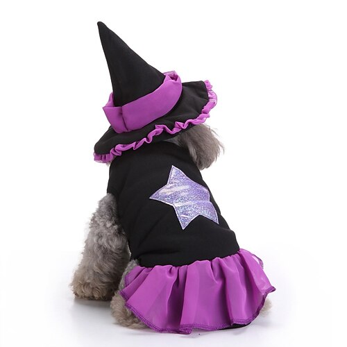 Dog Cat Costume Cosplay Funny Party Halloween Dog Clothes Puppy Clothes Dog Outfits Breathable Black and Purple Costume for Girl and Boy Dog Polyster S M L
Dog Cat Costume Cosplay Funny Party Halloween Dog Clothes Puppy Clothes Dog Outfits Breathable Black and Purple Costume for Girl and Boy Dog Polyster S M L