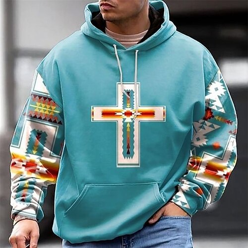 Men's Unisex Hoodie Pullover Hoodie Sweatshirt Light Blue Hooded Graphic Prints Cross Print Daily Sports 3D Print Streetwear Designer Casual Spring & Fall Clothing Apparel Hoodies Sweatshirts Long
Men's Unisex Hoodie Pullover Hoodie Sweatshirt Light Blue Hooded Graphic Prints Cross Print Daily Sports 3D Print Streetwear Designer Casual Spring & Fall Clothing Apparel Hoodies Sweatshirts Long