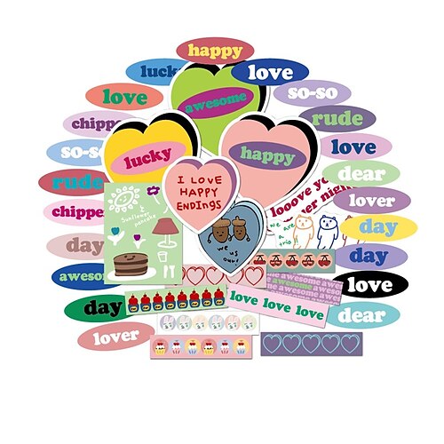 80 Word / Phrase Stickers for School Office Student Waterproof Self-adhesive Aesthetic for Women Men Girls
80 Word / Phrase Stickers for School Office Student Waterproof Self-adhesive Aesthetic for Women Men Girls