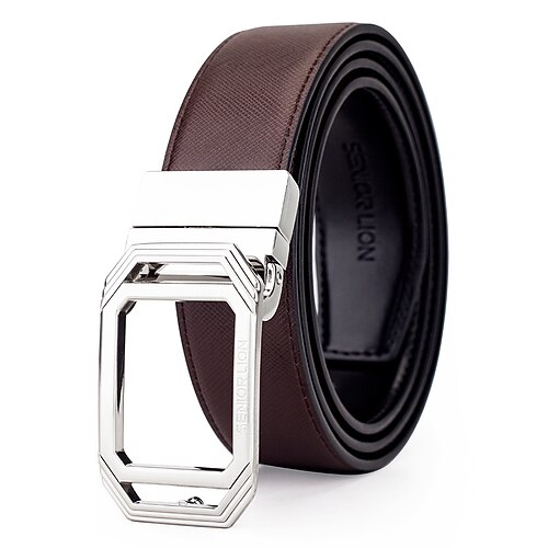 Men's Belt Rotatable Pin Buckle Leather Belt Genuine Leather Cowhide Prong Buckle Plain Casual Cowboy Gift Daily
Men's Belt Rotatable Pin Buckle Leather Belt Genuine Leather Cowhide Prong Buckle Plain Casual Cowboy Gift Daily
