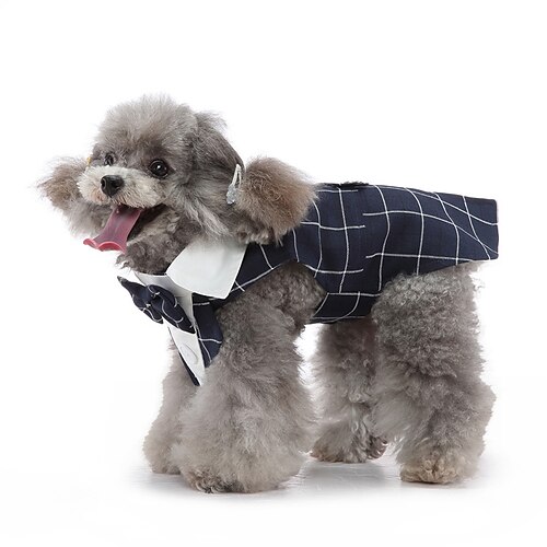 Dog Cat Suit Plaid Color Block Fashion Cute Casual Daily Outdoor Winter Dog Clothes Puppy Clothes Dog Outfits Breathable Black / White Gray&White Blue White Costume for Girl and Boy Dog Polyster XS
Dog Cat Suit Plaid Color Block Fashion Cute Casual Daily Outdoor Winter Dog Clothes Puppy Clothes Dog Outfits Breathable Black / White Gray&White Blue White Costume for Girl and Boy Dog Polyster XS